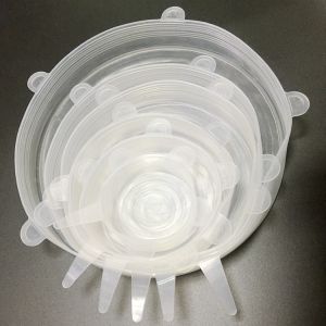 eco-friendly best food cup bowls household cover set kitchen silicone stretch