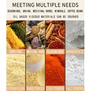 1400W 220V Electric Seasoning Grinder , Commercial Electric Grain Grinder