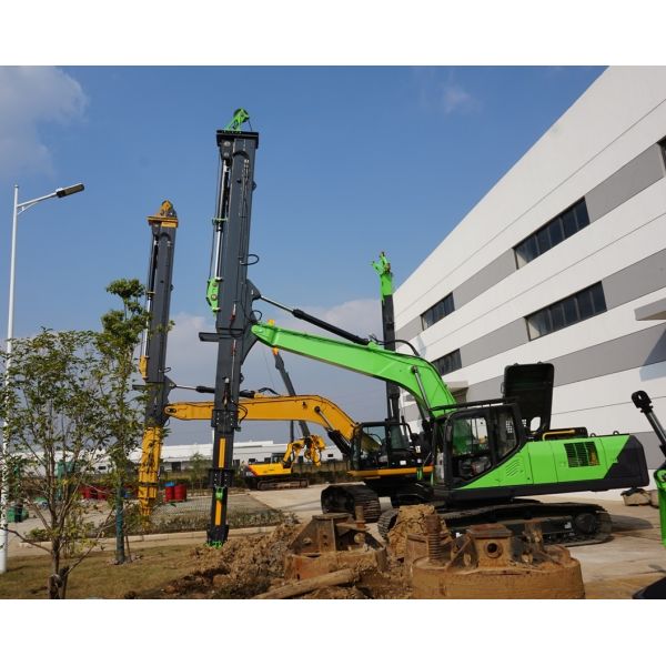 Reach Max. Vertical Digging Radius 22370mm Clamshell Telescopic Arm for 5770mm