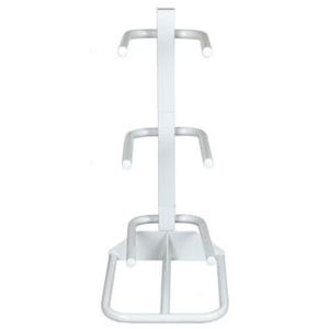 Quality 3 Barrels Practical White Structure Single Row Water Bottle Racks For Office And Home for sale