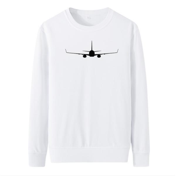 flat stitching seem men cotton polyester crew plain pullover thermal sweatshirts