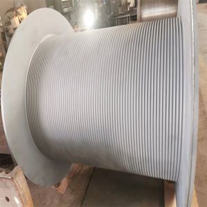 Customized Double Fold Line Grooved Winch Drum Winding Rope