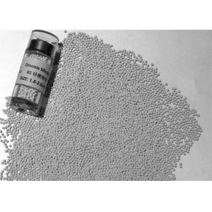 White Sinterred Zirconium 4 , 1.8 - 2.0mm 1.1 KN Zirconium Silicate Media