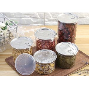China Customization Plastic Storage Jars Aluminum Lid Solutions on sale