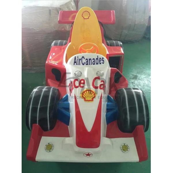 Aircanades Race Car Kiddy Ride Machine , Coin Operated Kiddie Rides