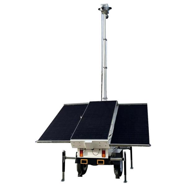 Buy Mobile Surveillance Mobile Solar Cctv Trailer Rapid Deployment Surveillance Solution at wholesale prices