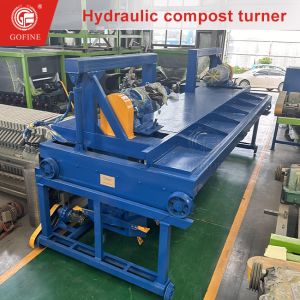 Hydraulic Lifting Compost Mixing Machine With Energy Saving Consumption