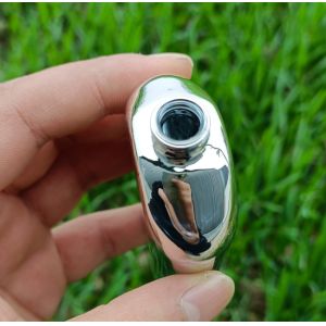 MSDS Crimp Cap Silver Perfume Square Bottle 50ml Gold Plated