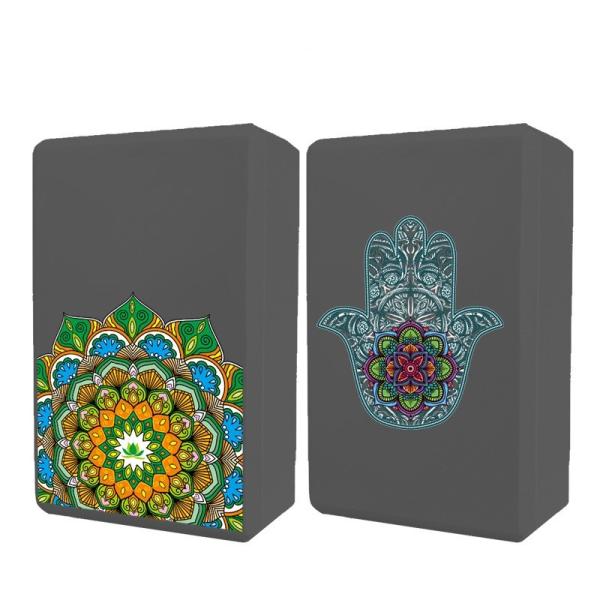 Printed Fitness Pilates Exercise EVA Gym Yoga Block
