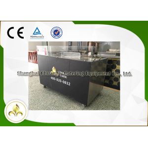 Induction Teppanyaki Plate Commercial Hibachi Grill Built-In Air Blower