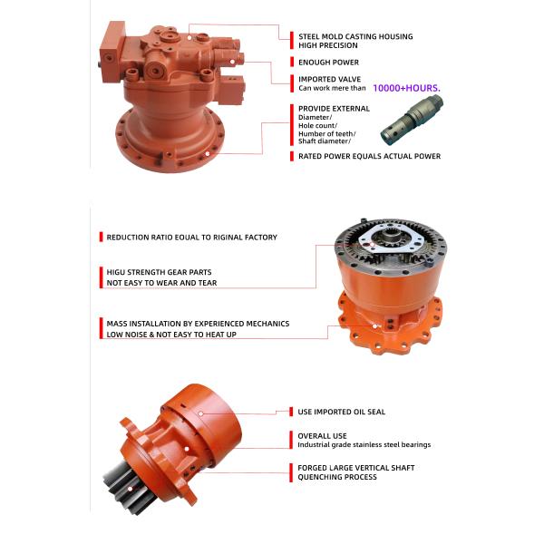 SH200A3 Hydraulic Pump K3V112 K3V112DTP-9N14 Hydraulic KAWASAKL Main Pump Spare Parts