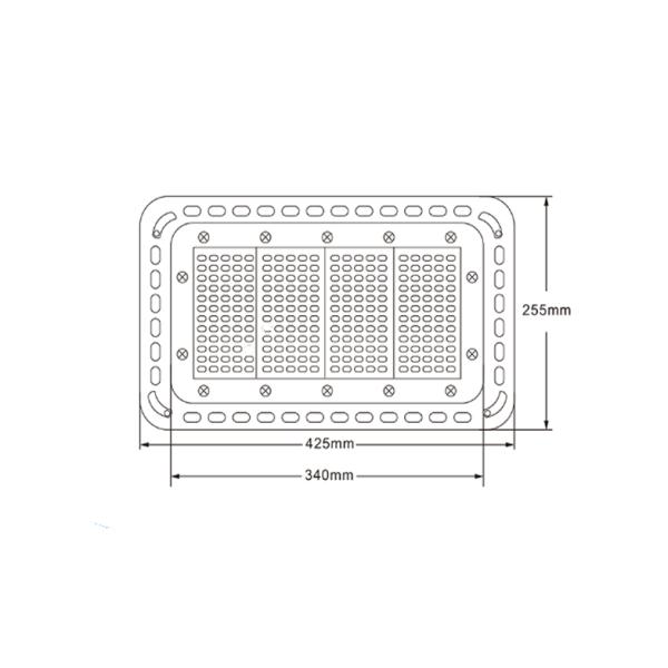 200W IR UV white led plant light , indoor greenhouse full spectrum layout led grow lighting