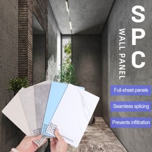 SPC Wall Panel Bathroom Wall Board Waterproof And Flame Retardant Eco-friendly Interior Decorative Panels