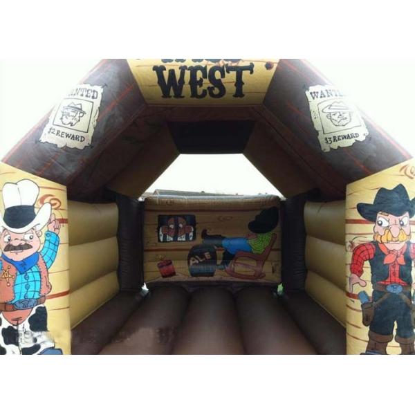 Wonderful Wild West Inflatable Bouncer Custom Jump For Kids Party