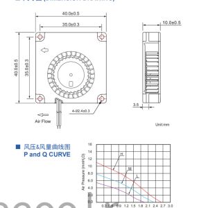Centrifugal 4010 Small 12V DC Fan Air Blower 40x40x10mm Plastic