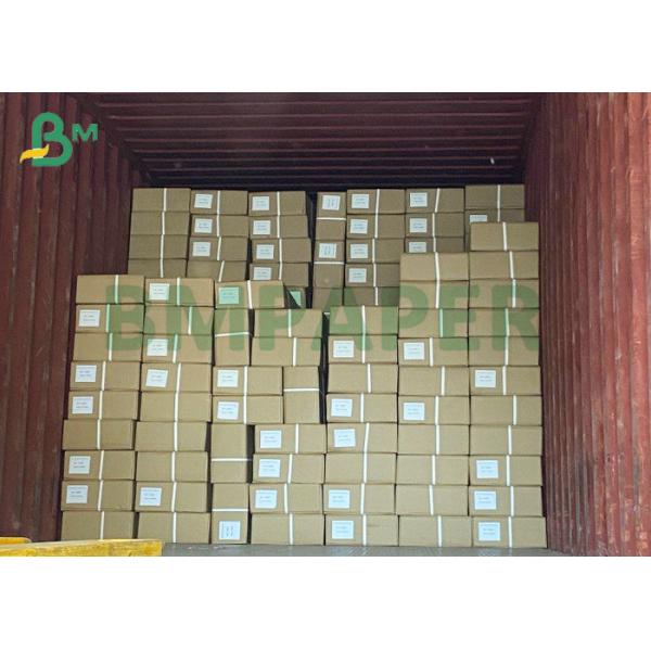 High Brightness 24lb 28lb Coated CAD Plotter Paper 36''  x 300ft White Bond Roll 