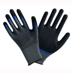 China Hand Protection Nitrile Work Gloves , Washable Breathable Nitrile Gloves on sale