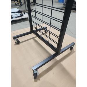 BLACK GRID KIT W/ 3" CASTERS, 2 PCS T LEGS, WITH 4 CASTERS RETAIL DISPLAY