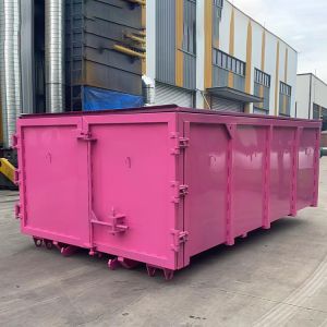 Heavy Duty Roll Off Dumpster 10 - 40 Yard Reinforced Steel Construction Debris