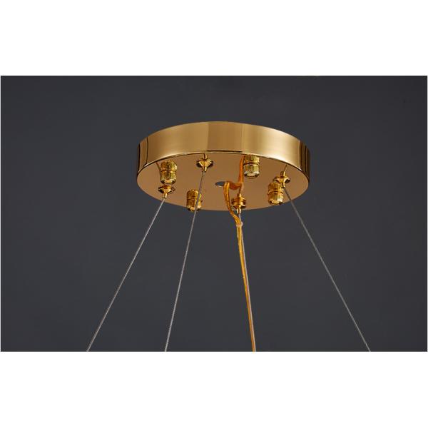 Electroplating Modern Diamond Cut Crystal Chandelier Lights 80*25cm 90*18cm