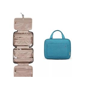 Makeup Tearproof Roll Up Hanging Toiletry Bag Antiwear For Bathroom