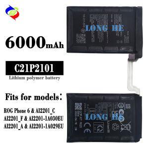 R0G phone 6 Mobile version name 6000mAh Replacement Battery C21P2101 phone