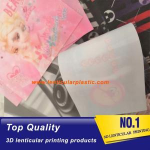 China Washable and soft touch lenticular 3d printing fabric tpu plastic lenticular t shirt for clothes arts sewing on sale