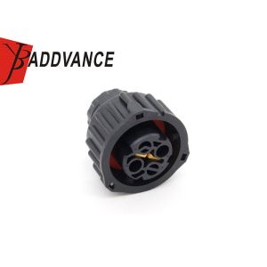 1-1813098-3 2 Pin AMP Tyco PBT Circular Female Connector With Terminals