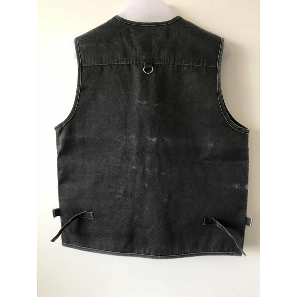 Mens classic vest in 100% polyester washed fabric, S-3XL, 4 colors can be chose