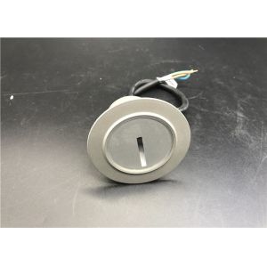 2W DMX512 RGB Dimmable Led Wall Lights With PVC Recessed Mounting Sleeve