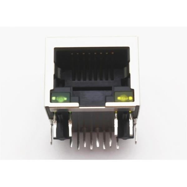 615008185121 RJ45 Modular Jack Tab Up Horizontal Shielded Low Profile with LED