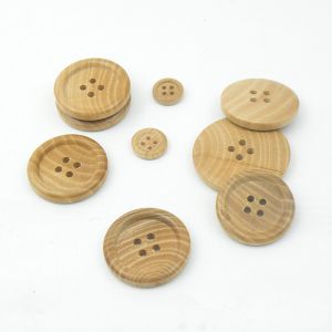 natural fashion wood button for big winter coat shirt,round colorful 2hole
