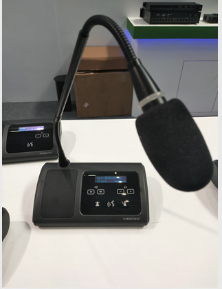 Wireless Desktop Language Interpretation Audio Conference Microphone VISSONIC