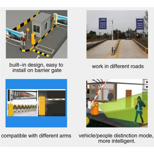 79G App Debugging Radar Vehicle Detector For Parking Auto Boom Barrier Gate