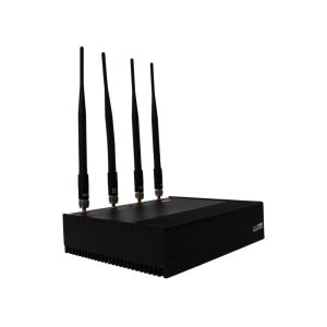 Quality Indoor Cell Phone Signal Jammer Four Antenna With Heat Dissipation EST-808B for sale
