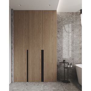 Customized Bathroom Cabinet with Tall Wardrobe Whole House Design