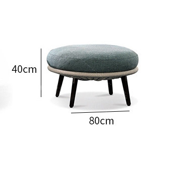 Modern Leisure Rattan back All Weather Outdoor Sofa Chair Patio Garden Furniture Handmade Wicker Sofa