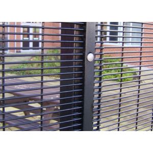 Anti Ultraviolet 76.2X12.7X4mm Anti Climb Security Fencing