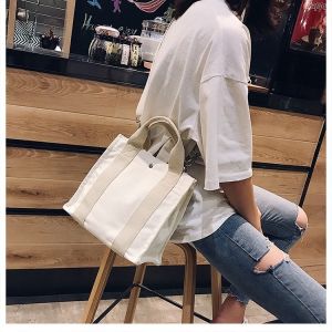 Bag Interval Pockets crossbody Sling 12cm Canvas Bag