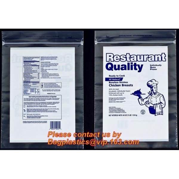 water resistant food grade brown grocery rice kraft paper zip lock bag, Eco