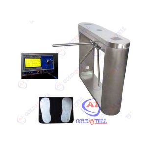 Quality Semi automatic Stainless Steel Half Height Turnstiles , waist high turnstile for sale