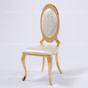 50x59x112cm Gold Wedding Chairs stainless steel Royal Furniture Chairs