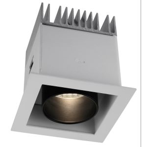 Quality High Excellent Lumen Performance 250mA LED Spot Downlights Dimmable 9W Square Aluminum for sale