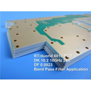 4 Layer Mixed PCB Built On 0.254mm RO4350B + 0.36mm FR-4 With ENIG