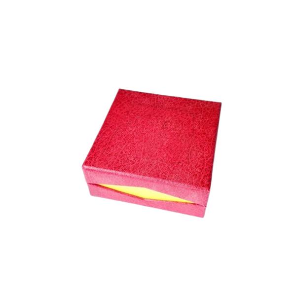Red Chocolate Rigid Paper Gift Box Packaging 9Pcs With Plastic Clear Inner Food Grade