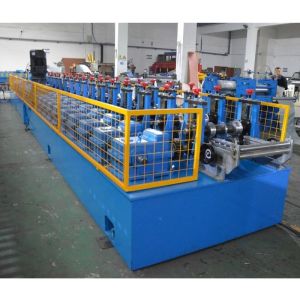 5.5KW Upright Shelf Roll Forming Machine Hydraulic Punching
