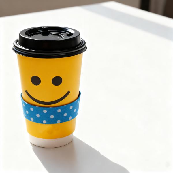 Disposable paper coffee cup wholesale customized printing logo eco-friendly