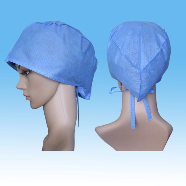 Buy Dust Proof 14x64cm 25g Disposable Non Woven Surgical Cap at wholesale prices