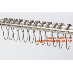 Transparent 3D Shower Curtain With Magnet, Quality Plastic Bathroom Shower