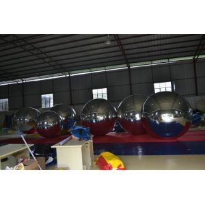 Delicate Mirror Inflatable Advertising Balloons For Party , Advertising